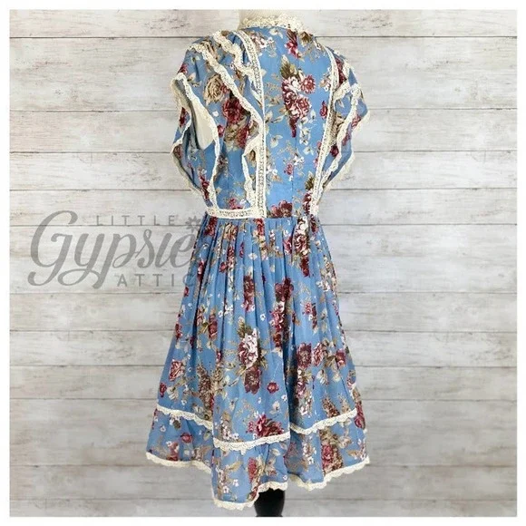 Entro Old Country Roses Farmhouse Mini Dress - Picture 4 of 12
